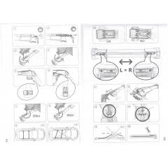 Поперечены на релинги CITROEN Berlingo mk I Van 1997-2002 Aguri Prestige Silver Ізмаїл