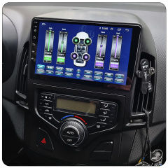 Штатная магнитола 9" Lesko для Hyundai i30 I Рестайлинг 2010-2012 1/16Gb Wi-Fi GPS Base Хюндай Мукачево