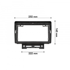 Переходная рамка Lesko 9" Geely Emgrand EC7 2014-2016 Emgrand 7 2016+ (10125-43494) Нововолынск