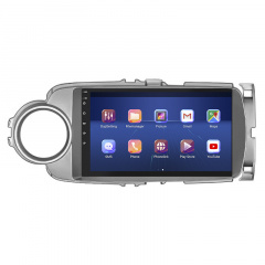 Штатная магнитола Lesko Toyota Yaris III 2010-2014 9" 4/32Gb 4G Wi-Fi GPS Top (10637-55131) Киев