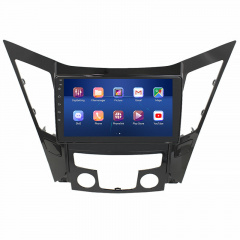Штатная магнитола Lesko Hyundai Sonata VI YF 2009-2014 9" 6/128Gb 4G Wi-Fi GPS Top (8434-57353) Киев