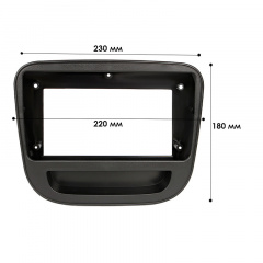 Переходная рамка Lesko 9" Chevrolet Malibu XL 2015-2022 (11235-63375) Броды