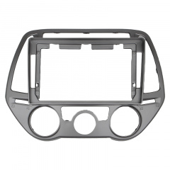 Переходная рамка Lesko 9" Hyundai i20 2012-2014 Серый (9942-41997) Кам'янське