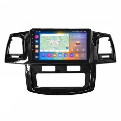 Штатная магнитола Lesko 9" для Toyota Hilux VII Рестайлинг 2011-2015 4/64Gb CarPlay 4G Wi-Fi GPS Prime (9676-48196) Киев