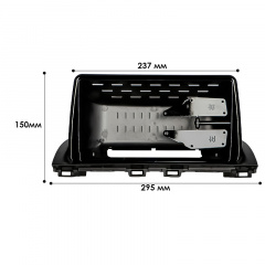 Переходная рамка Lesko 9" Mazda 3 2014-2019 (10650-57379) Вышгород