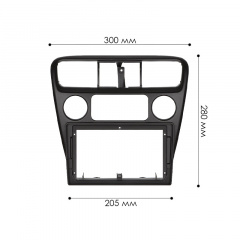 Переходная рамка Lesko 9" Honda Accord 6 1997-2002 (10789-58801) Черкаси