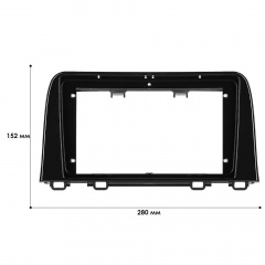 Переходная рамка Lesko 9" Honda CR-V 2017+ (10802-59338) Акимовка