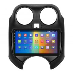 Штатная магнитола Lesko 9" Nissan Micra IV K13 Рестайлинг 2013-2016 2/32Gb CarPlay 4G Wi-Fi GPS Prime (9536-47919) Ровно