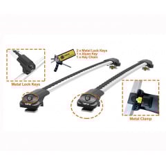 Автобагажник на крышу Turtle AIR 1 Mercedes-Benz E-Class W211 2003-2008 черный Черновцы