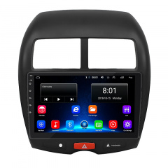 Штатная магнитола Lesko 10" Mitsubishi ASX I 2010-2013 2/32Gb/ Wi-Fi Optima (9563-38143) Вишневе