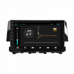 Штатная магнитола Lesko 9" Honda Civic X 2015-2021 6/128Gb 4G Wi-Fi GPS Top (8678-45418) Киев