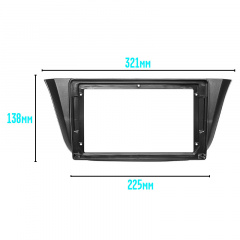 Переходная рамка Lesko 9" Iveco Daily 2014+ (10190-45609) Петрово