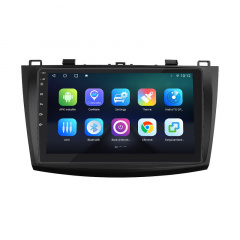 Штатная магнитола Lesko для Mazda 3 II (BL) Рестайлинг 2011-2013 экран 9" 4/64Gb/ 4G/ Wi-Fi/ CarPlay Premium Київ