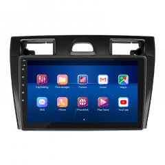 Штатная магнитола Lesko 9" Ford Fiesta Mk5 2002-2008 6/128Gb 4G Wi-Fi GPS Top (9445-43605) Шепетовка