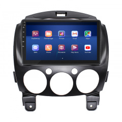 Штатная магнитола Lesko 9" Mazda 2 II DE 2007-2010 6/128Gb 4G Wi-Fi GPS Top (9573-43672) Белгород-Днестровский