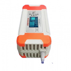 Зарядное устройство для автомобильного аккумулятора RIAS 12V 8A / 24V 4A с LCD экраном (3_02592) Борисполь