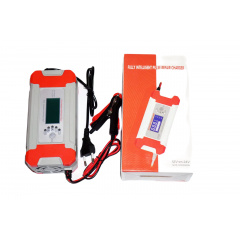 Зарядное устройство для автомобильного аккумулятора RIAS 12V 8A / 24V 4A с LCD экраном (3_02592) Борисполь