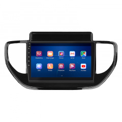 Штатная магнитола Lesko Hyundai Solaris II Рестайлинг 2020-н.в. 9" 2/32Gb Wi-Fi GPS Base (10495-54856) Тернопіль