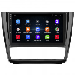Штатная магнитола Lesko BMW 1 серии I E81/E82/E87/E88 Рестайлинг 2007-2011 9" 1/16Gb Wi-Fi GPS Base (10675-57451) Кушугум