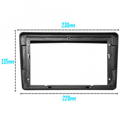 Переходная рамка Lesko 9" Hyundai Grandeur TG 2005-2011 / Azera TG 2006-2011 (10099-43162) Броды