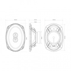 Коаксиальная акустика MTX TX269C Косів
