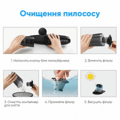 Автомобильный пылесос моющимися фильтрами Inspire IS-7000 120 Вт Белый Фастов