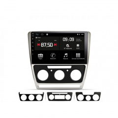 Штатная магнитола TORSSEN Skoda Octavia A5 08-13 silver F108256 4G Carplay Лубны