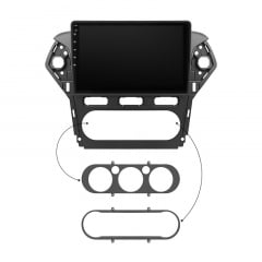 Штатная магнитола Lesko Ford Mondeo IV Рестайлинг 2010-2014 10" 4/32Gb 4G Wi-Fi GPS Top (5611-52908) Запорожье