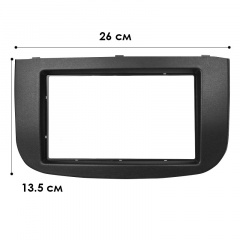 Переходная рамка 7 Lesko 2 DIN Mitsubishi Colt 2008-2012 (5085) Лубны