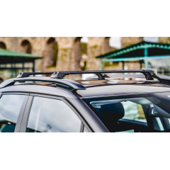 Автобагажник на крышу Turtle AIR 1 Volvo XC90 2002-2014 черный Доманівка