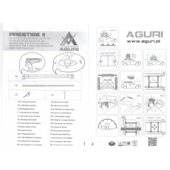 Поперечены на релинги MAZDA 5 MPV 2004-2018 Aguri Prestige Silver Чернигов