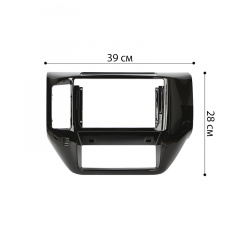 Переходная рамка Lesko 9" для авто Nissan Patrol (Y61) 2004-2021 (11712-69434) Славута