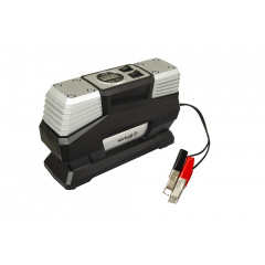 Компрессор автомобильный двухпоршневой Wertvoll GM 12 V 150 PSI 15 A 180 Вт 60 л/мин сумка (AC-2160) Весёлое