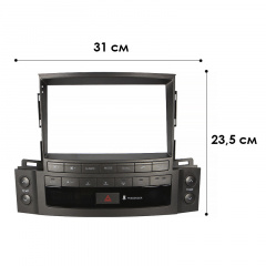 Штатный комплект Lesko для Lexus LX570 J200 lll 2011-2015 Рамка 9 canbus (1234-288) Кам'янець-Подільський