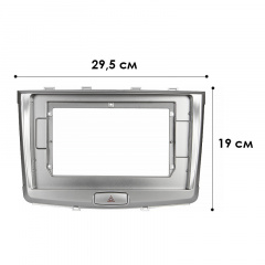 Переходная рамка 10.1 Lesko Great Wall Hover (Haval) H6 2016-2018 Ковель