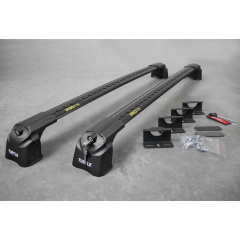 Автобагажник на крышу Turtle AIR 3 Mazda 2 2007-2010 DE хетчбек 5 дверей Черный Киев
