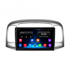 Штатная магнитола Lesko Hyundai Accent III 2006-2011 9" 2/32Gb Wi-Fi GPS Base (10472-54812) Долина