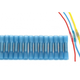 Соединительная гильза с термоусадкой под опресовку для быстрого монтажа 1.5 - 2.5 мм Linco 10 шт синий (583524574)
