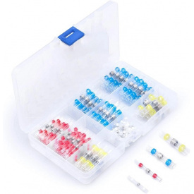 Термоусаживаемая гильза с припоем 0.25-6.0 мм PWR набор 100 шт (U050755)