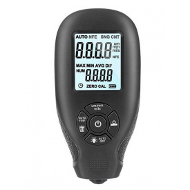 Толщиномер краски цифровой No Brand 0-2000 мкм Fe и Nfe Черный (H051219)