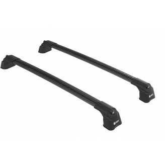 Автобагажник на крышу Turtle AIR 3 Ford Mondeo 2000-2007 седан Черный