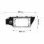 Переходная рамка Lesko 10.1" Kia Rio K2 KX Cross 2017-2020 (10154-43525) Херсон