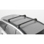 Автобагажник на крышу Turtle AIR 2 Fiat Panda 2012+ Черный Виноградов
