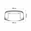 Переходная рамка Lesko 9" для Hyundai Accent 2006-2012 (10132-43496) Вознесенск