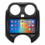 Штатная магнитола Lesko 9" Nissan Micra IV K13 Рестайлинг 2013-2016 2/32Gb CarPlay 4G Wi-Fi GPS Prime (9536-47919) Ровно