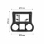 Переходная рамка Lesko 9" Jeep Wrangler 2011-2014 (10070-43156) Балаклія