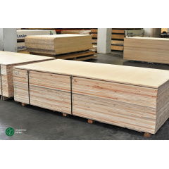 Столярная плита шпонированная Дубом 19 мм Асом/В 2,80x2,07 м 5,8 м2 (1 лист) Кропива
