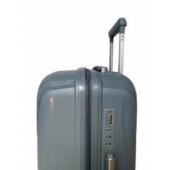 Чемодан Snowball Madisson 51103 L 100 л Серый (51103/52/49) Кушугум