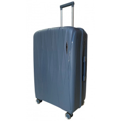 Чемодан Snowball Madisson 51103 L 100 л Серый (51103/52/49) Кушугум