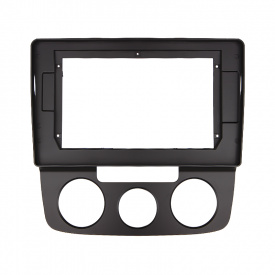 Переходная рамка Lesko 10.1" Volkswagen Jetta 2005-2009 Golf 2003-2008 Manual AC (6881)